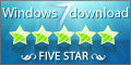 Windows 7 Download 5 Star Award